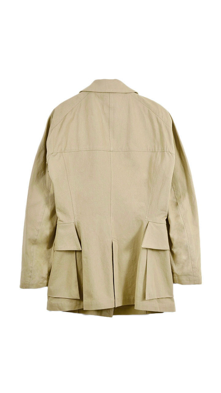 diorama twill shape officer jacket
