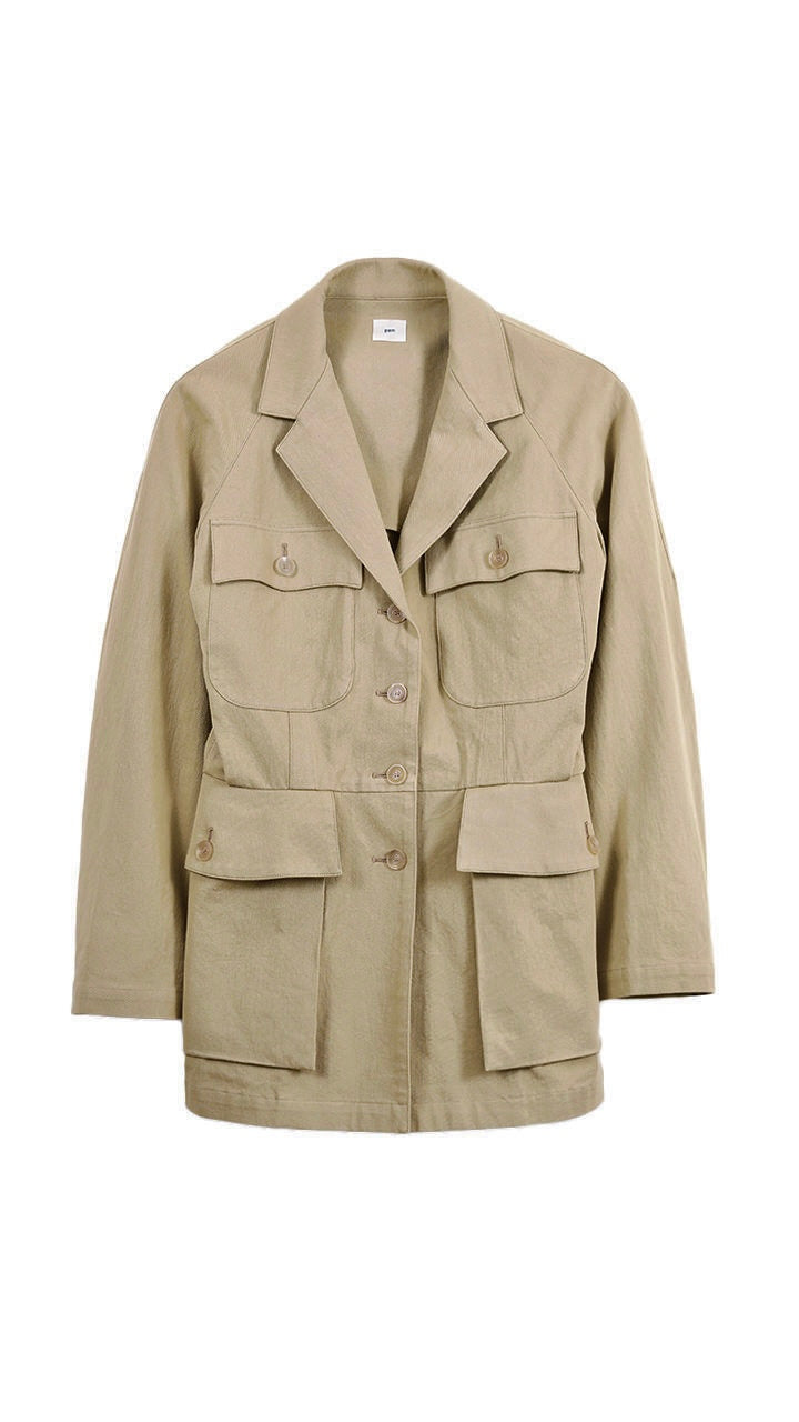 diorama twill shape officer jacket
