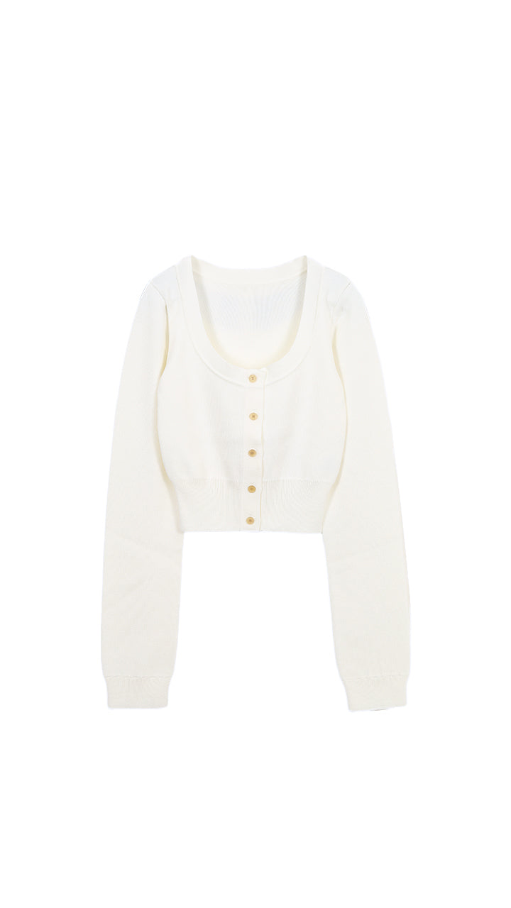 pan knit cardigan
