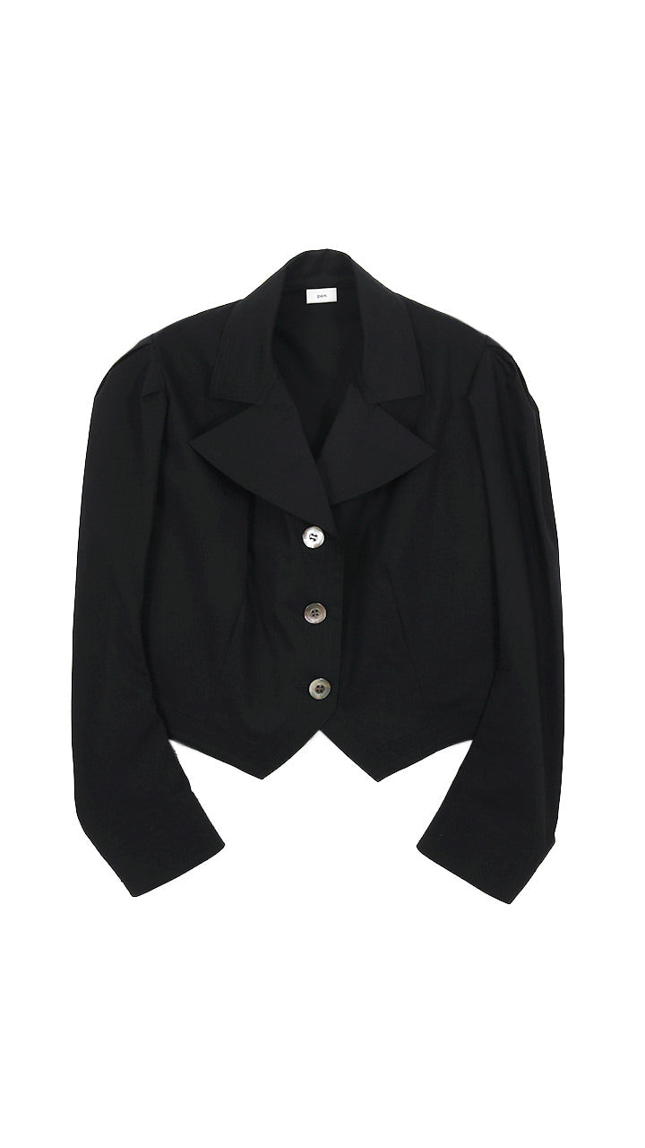 Pan / cotton poplin puff blouse ジャケット cotton poplin puff blouse – pan（パン）