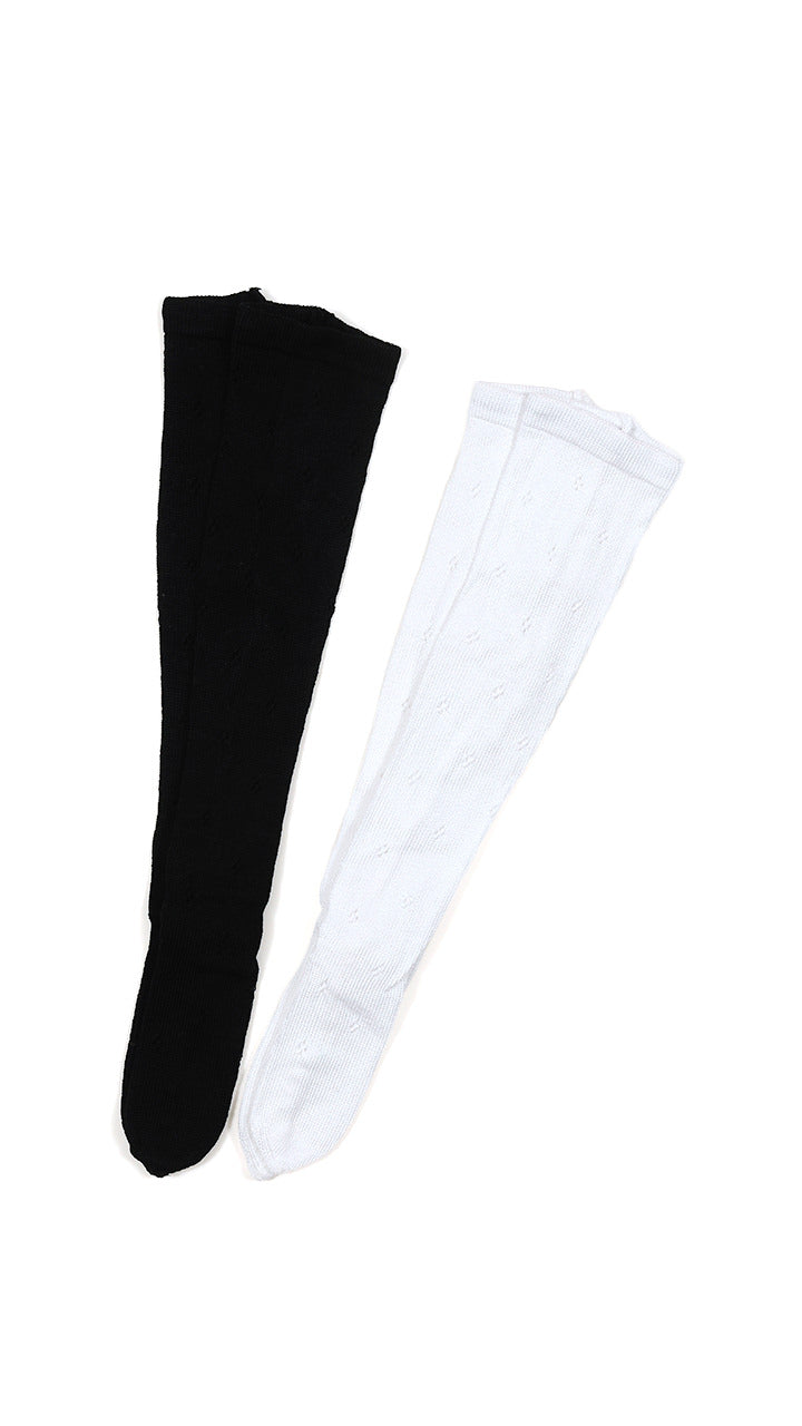 flower basque socks