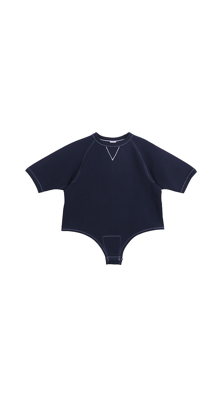 half sleeve tail sweat