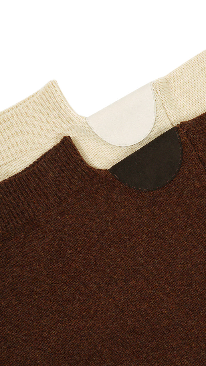 merino wool shoulder knit