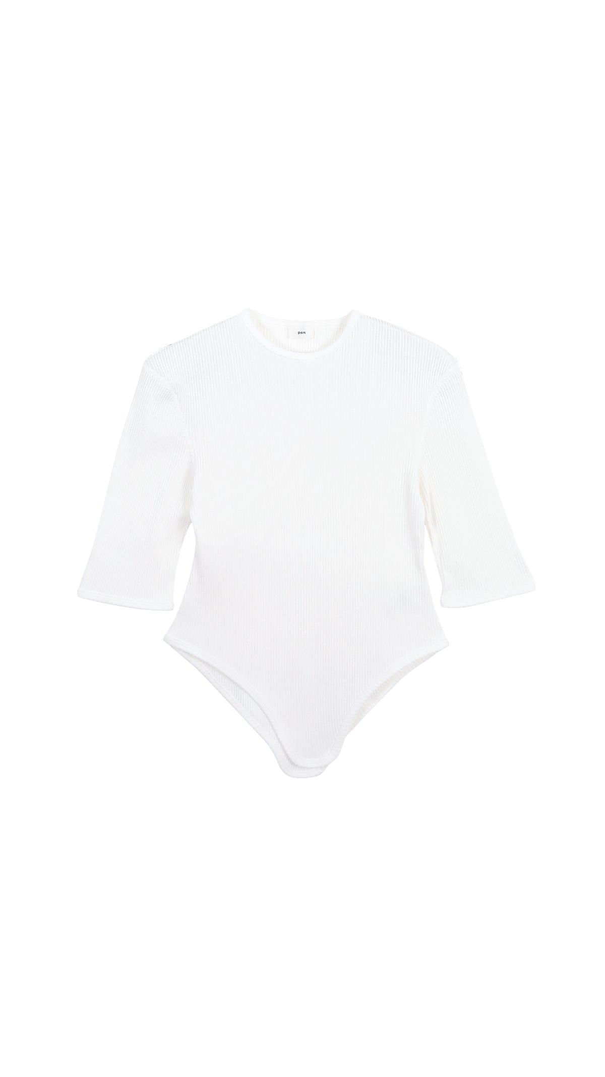 zinc rib tail 3/4 sleeve tee
