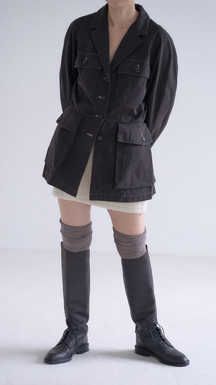 diorama twill shape officer jacket