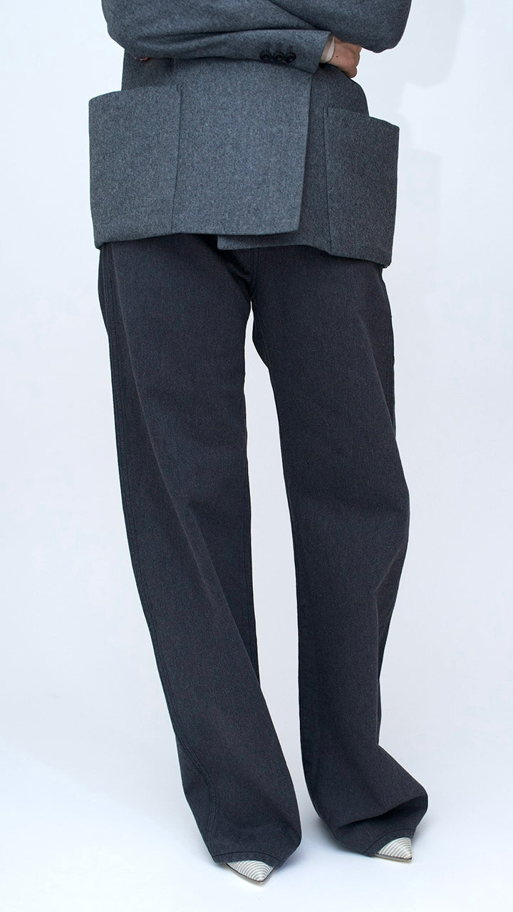 roll straight pants