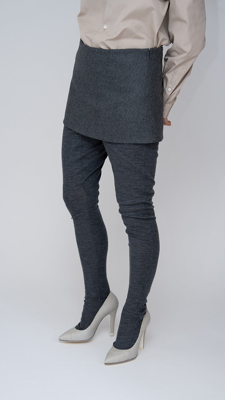 schönherr flannel mini skirt