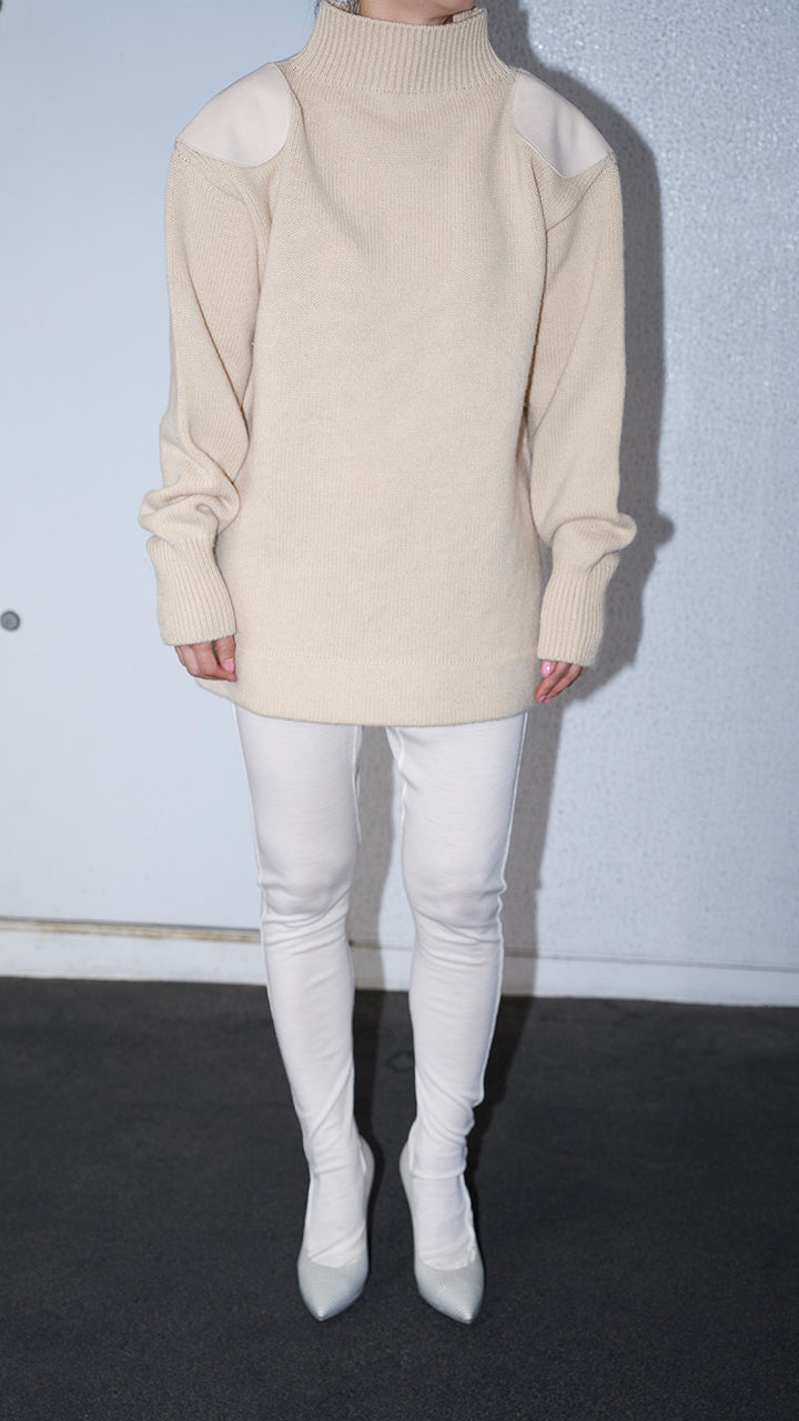 merino wool shoulder knit