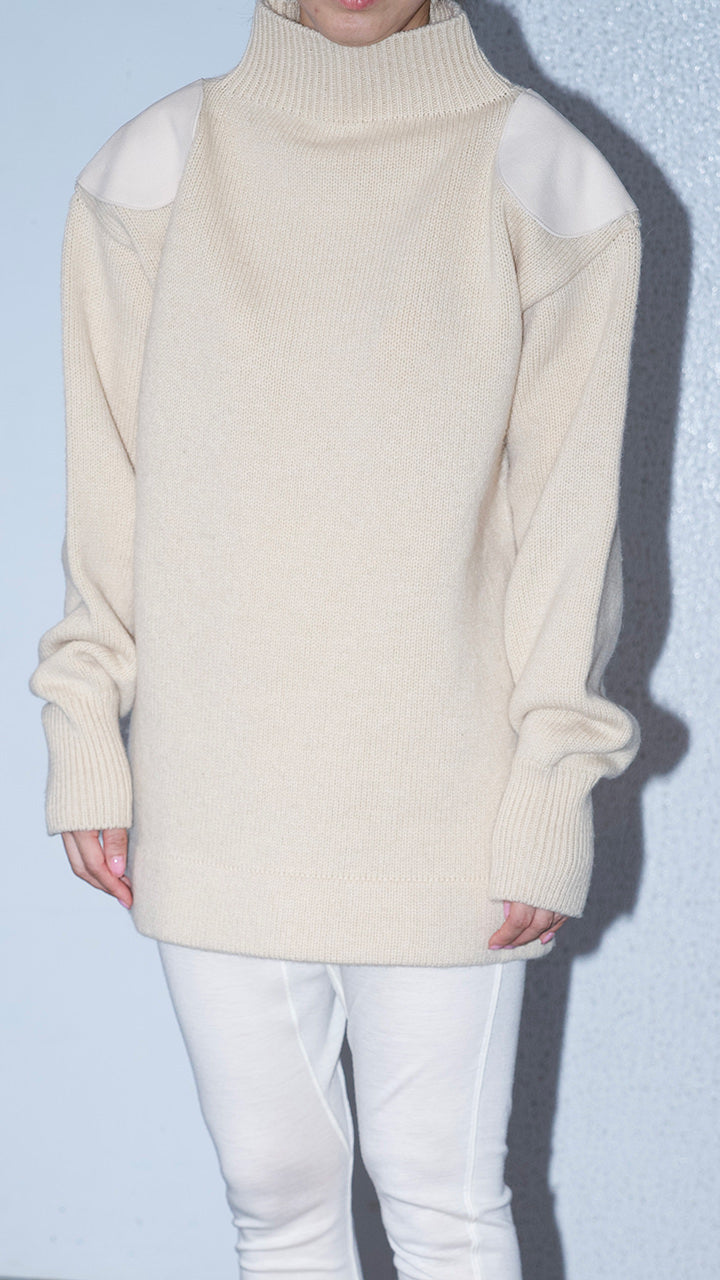 merino wool shoulder knit