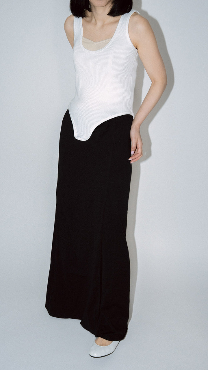suvin cotton long skirt