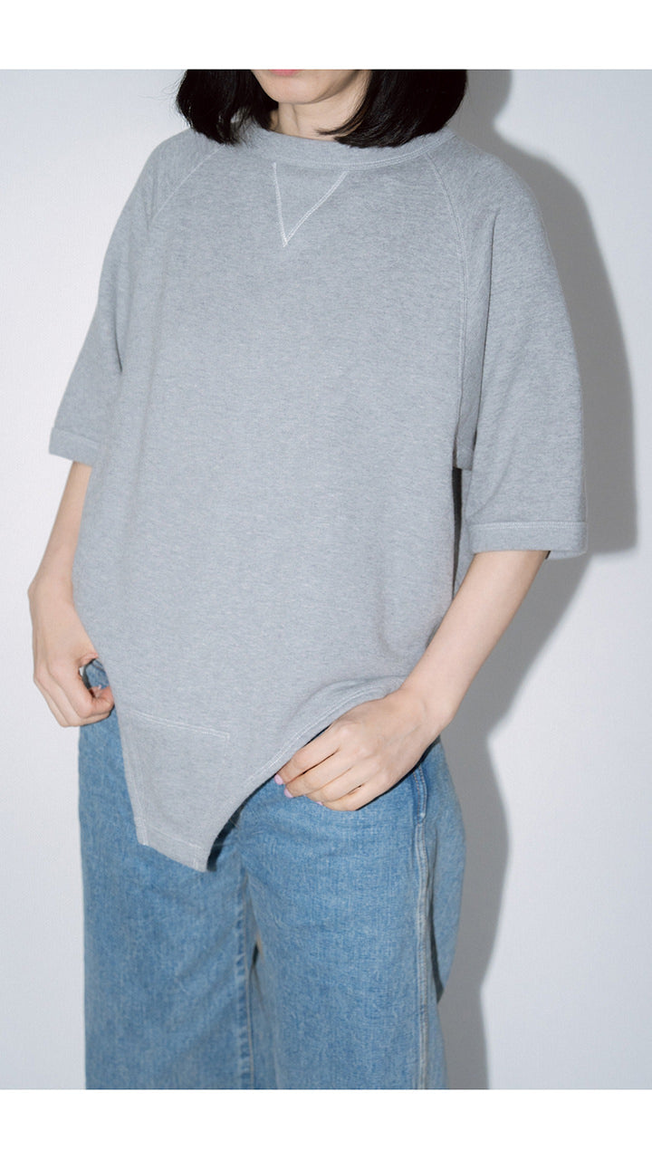 half sleeve tail sweat