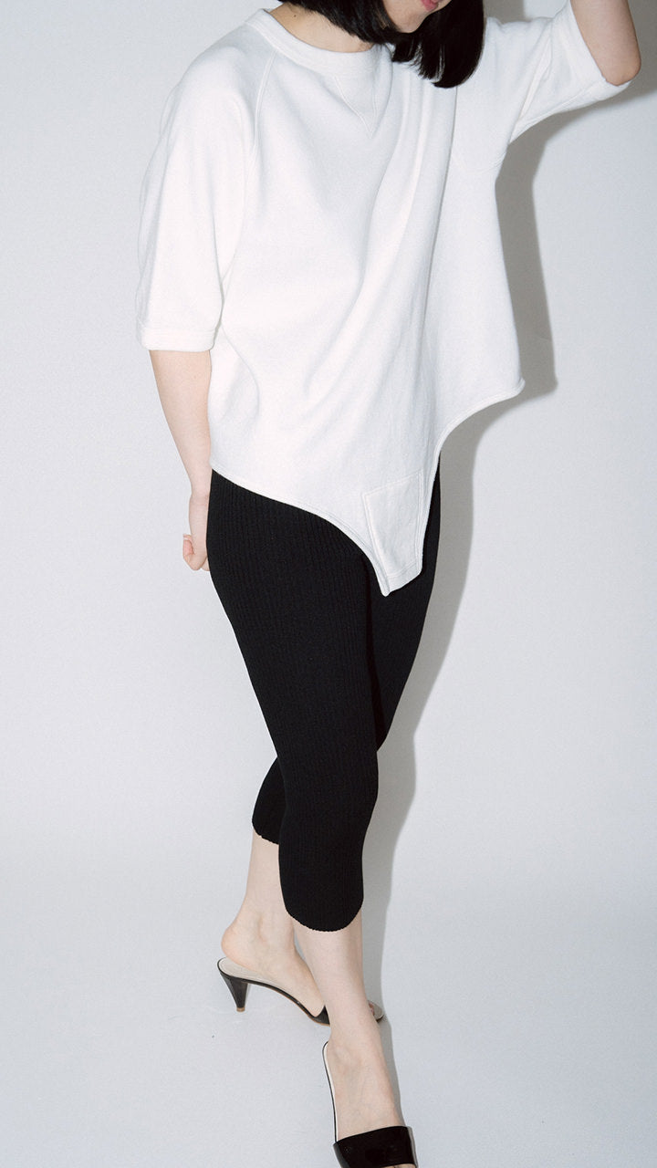 half sleeve tail sweat