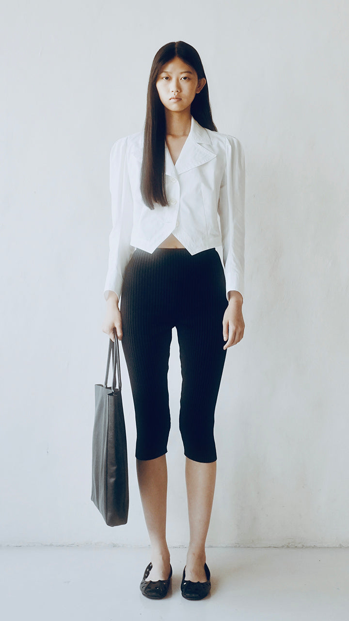 pan rib knit leggings