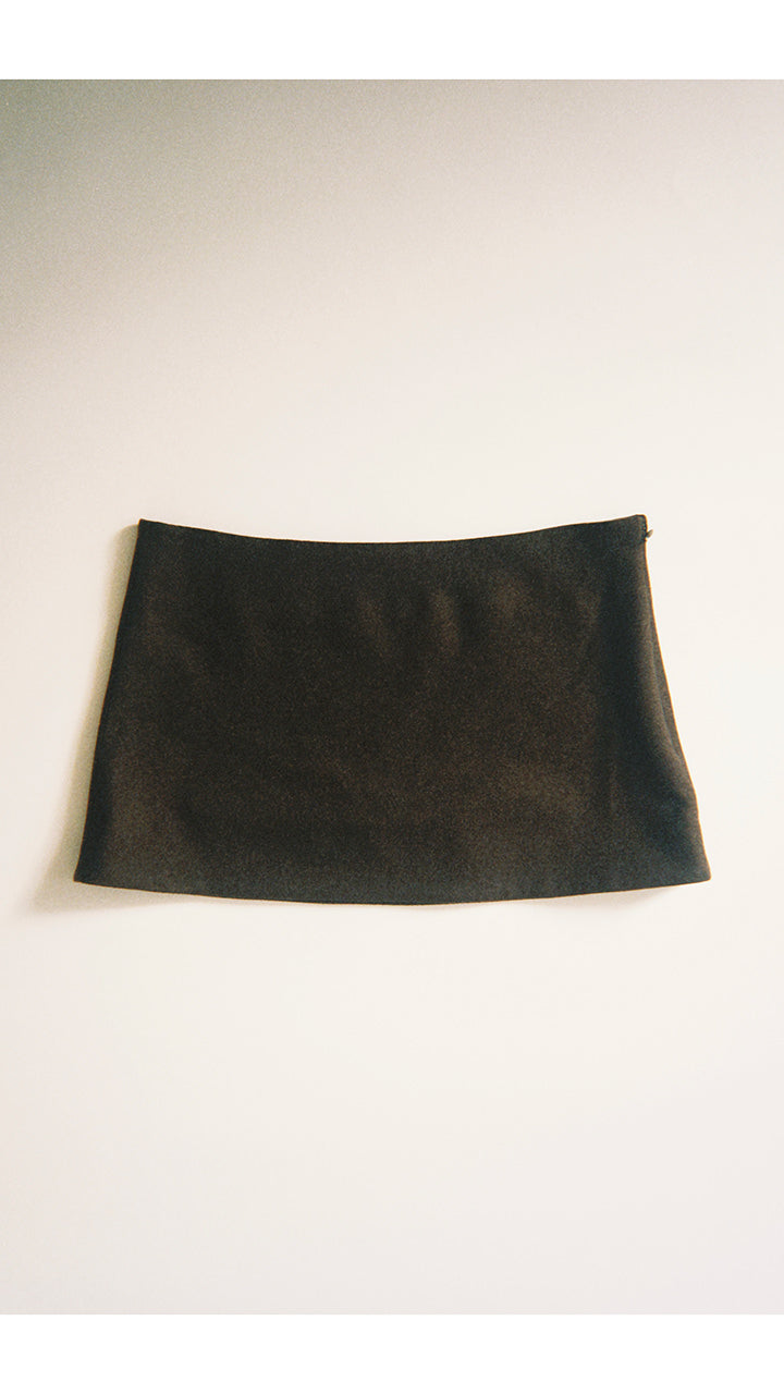 schönherr flannel mini skirt