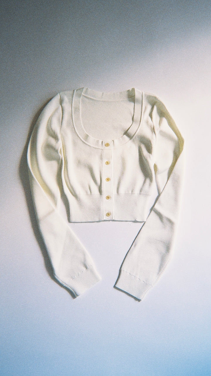 pan knit cardigan