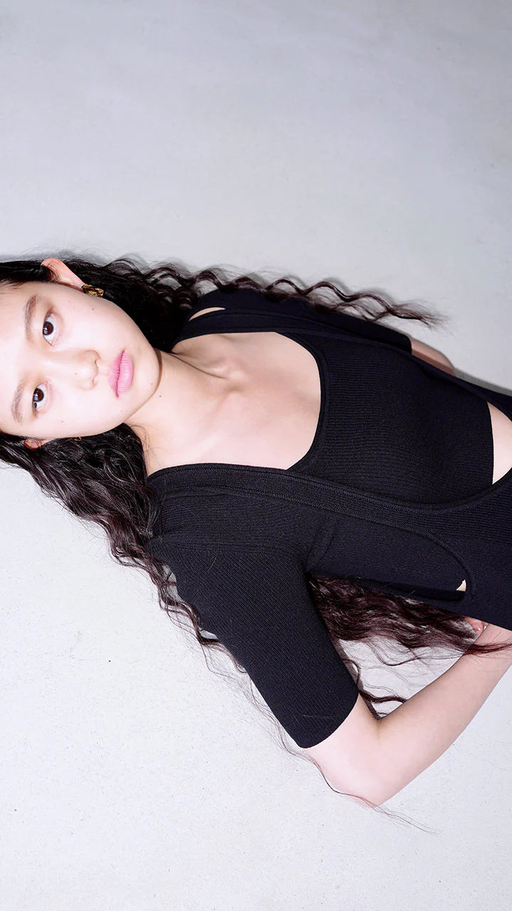 pan bare top tee(new material)