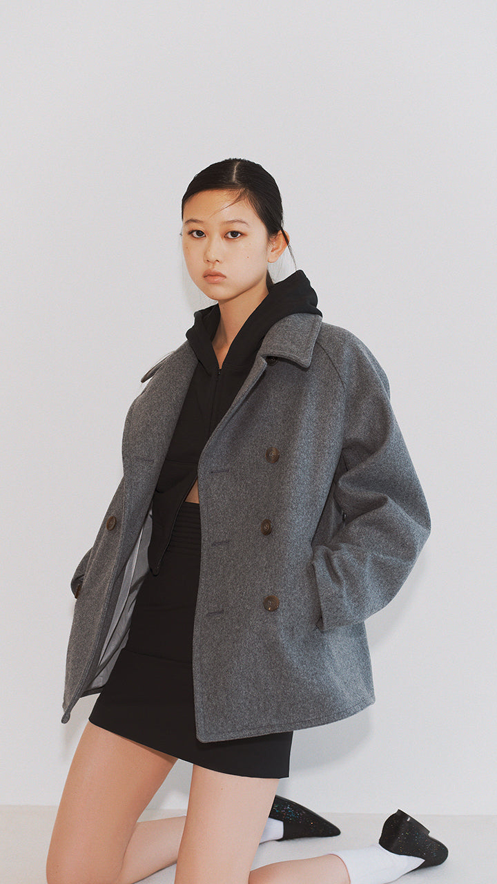 w/ca w cloth p-coat