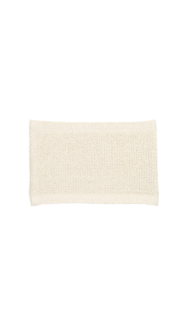 silk pearl knit bare top – pan（パン）