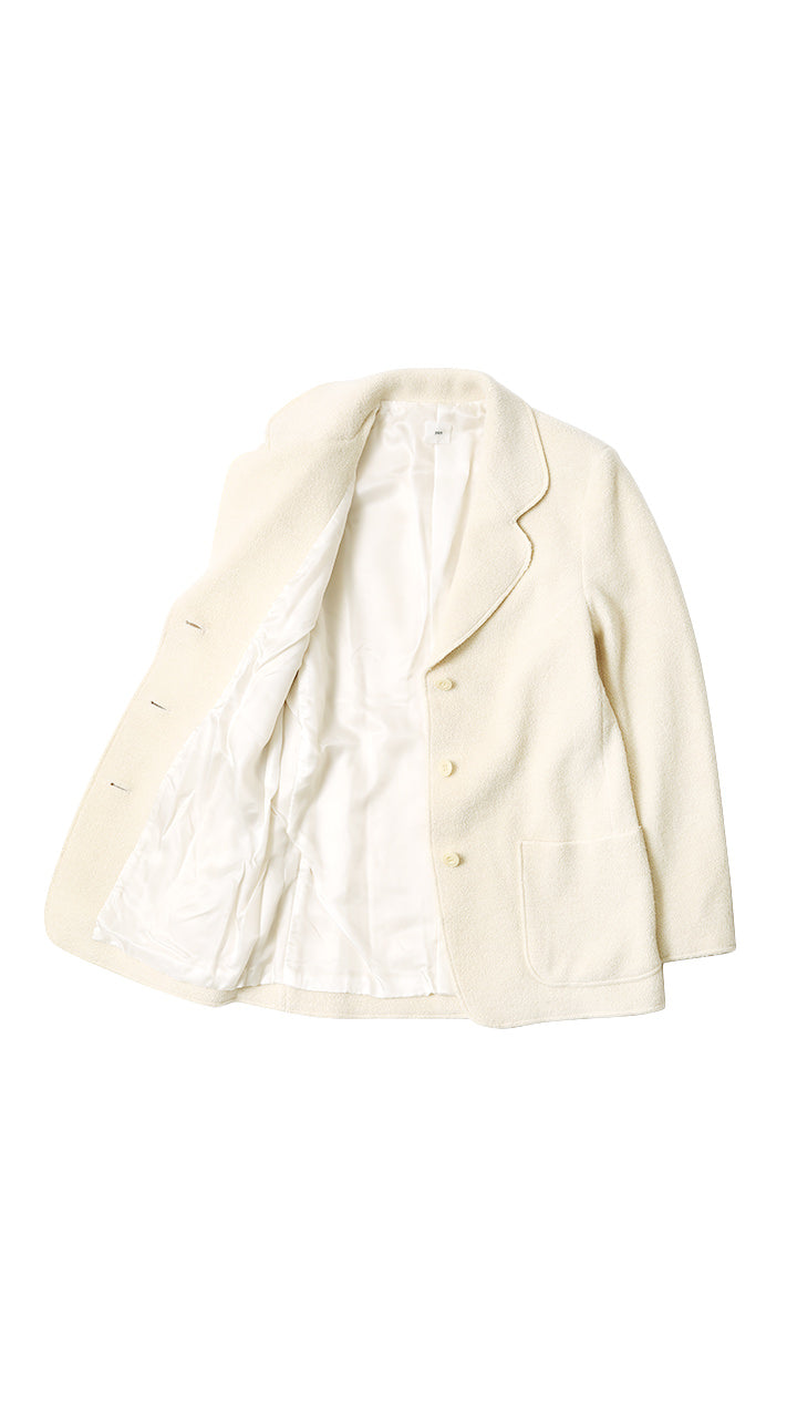 w/ca pile tailored jacket
