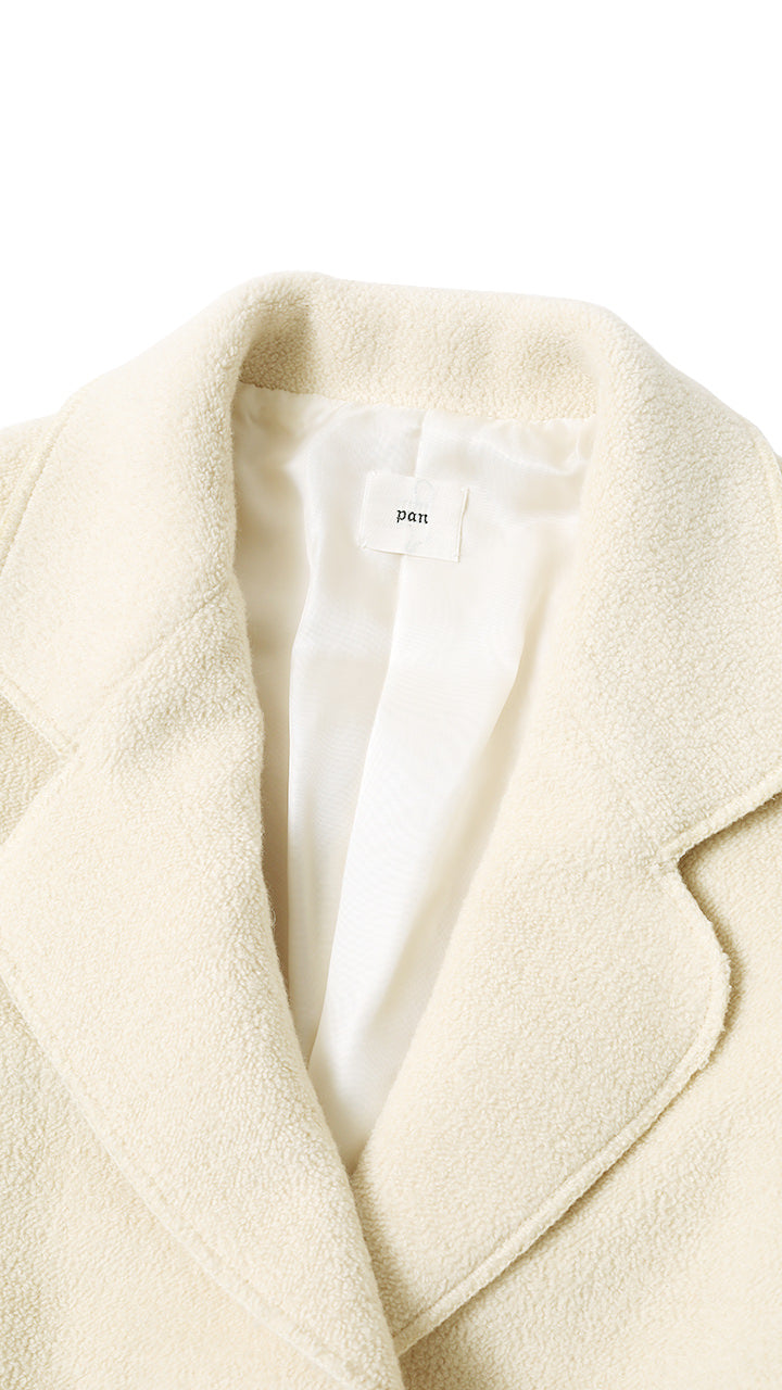 w/ca pile tailored jacket