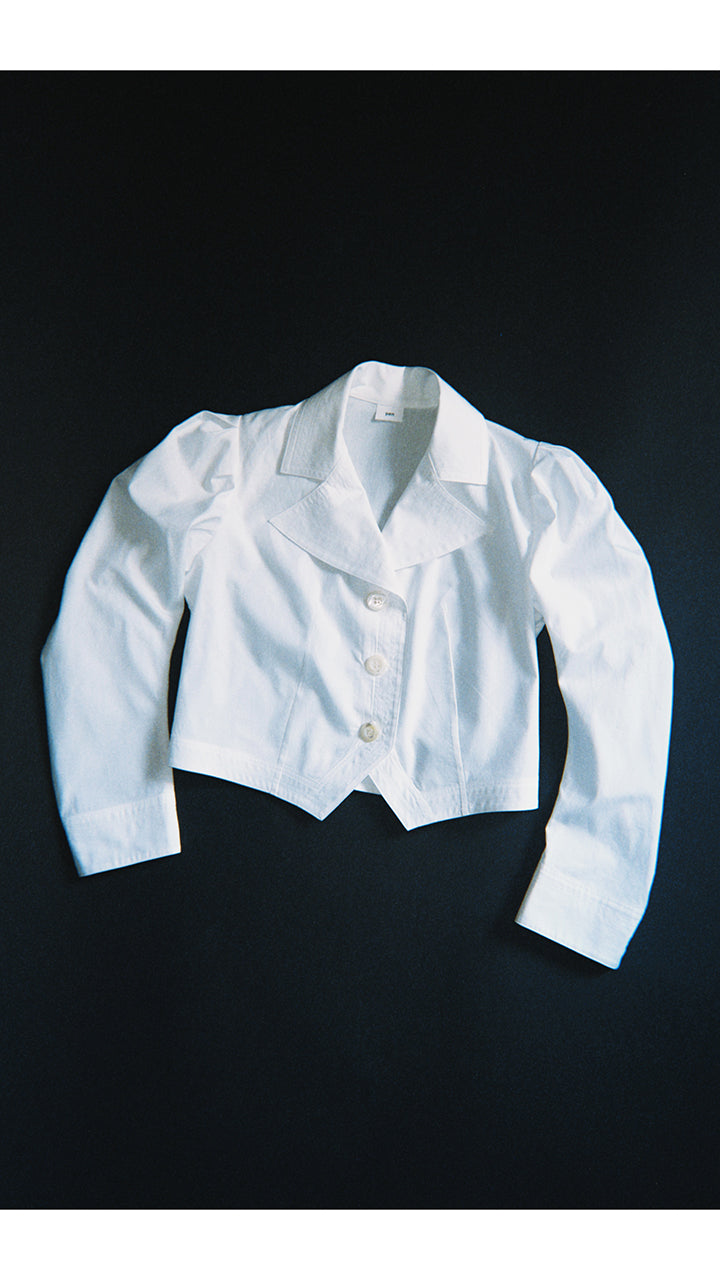 ジャケット・アウター pan / cotton poplin puff blouse cotton poplin puff blouse – pan（パン）