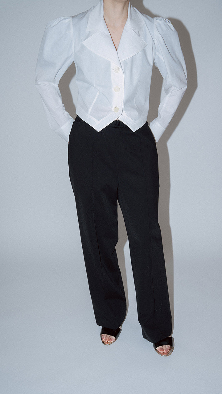 cotton poplin puff blouse – pan（パン）