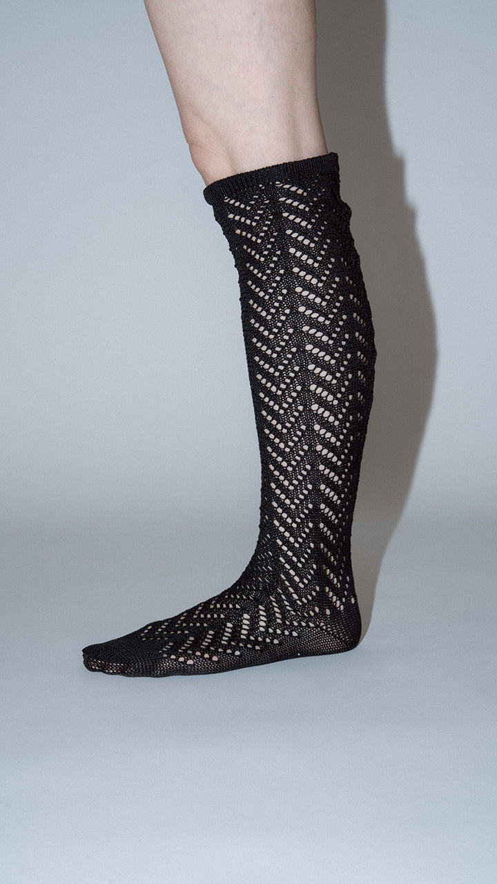 mesh basque socks