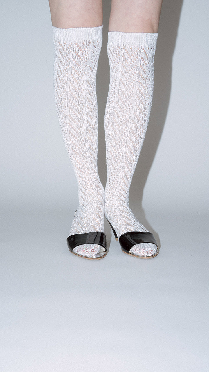 mesh basque socks