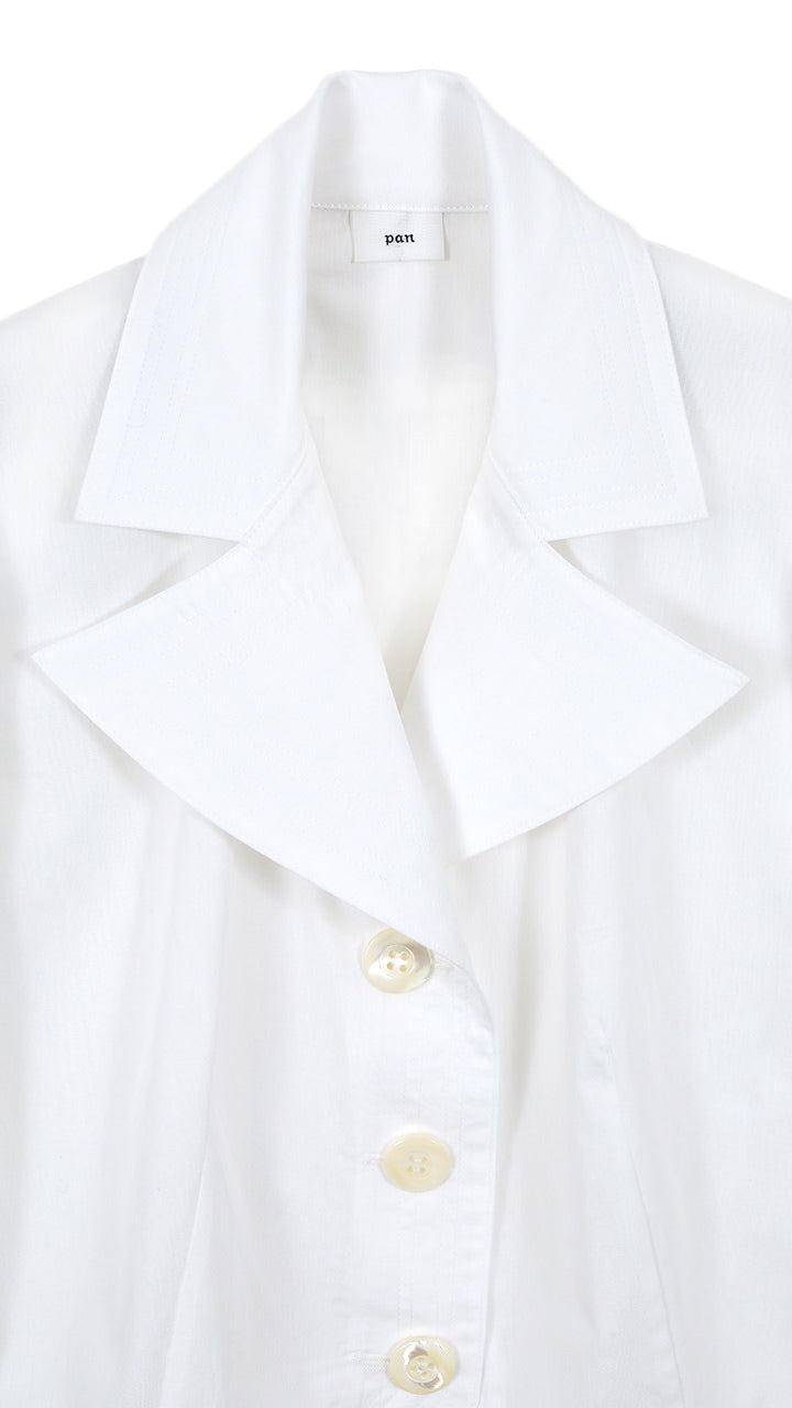 ジャケット・アウター pan / cotton poplin puff blouse cotton poplin puff blouse – pan（パン）