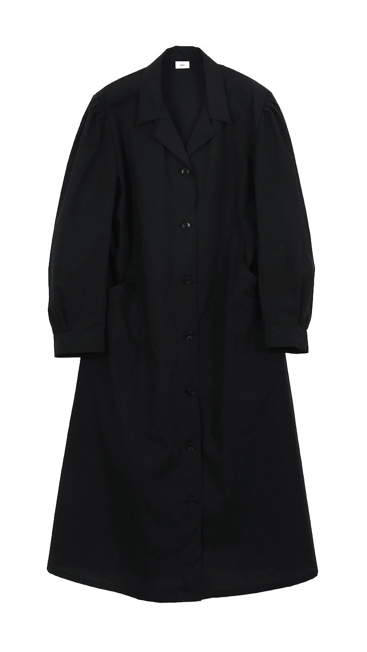 cotton poplin puff one-piece