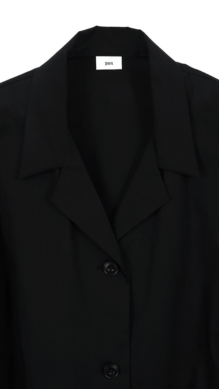 cotton poplin puff one-piece