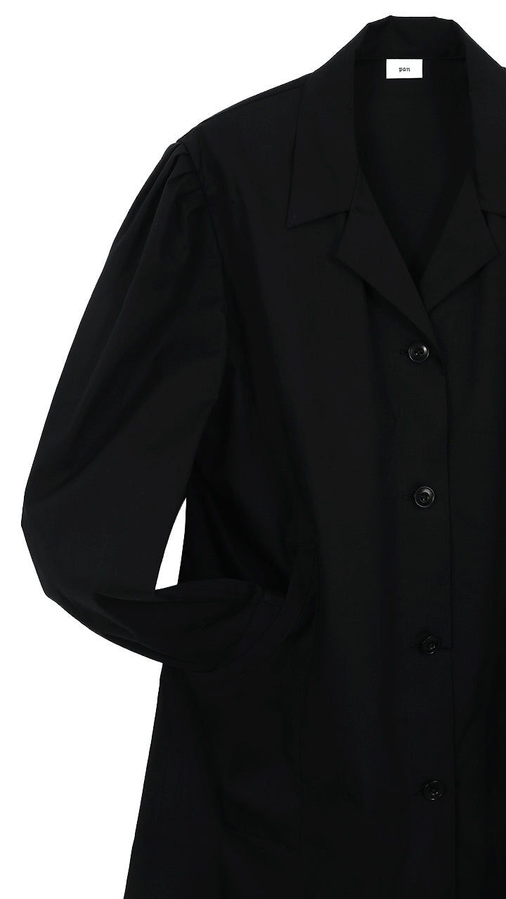 cotton poplin puff one-piece