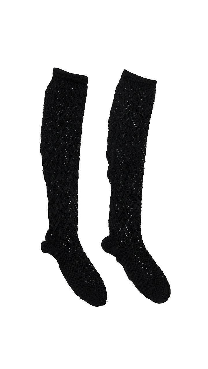 mesh basque socks