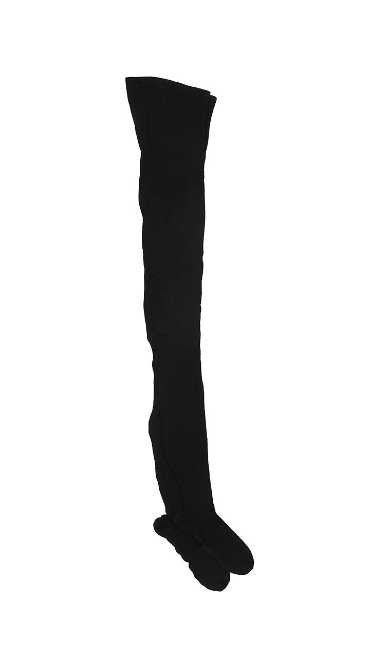 flower basque tights