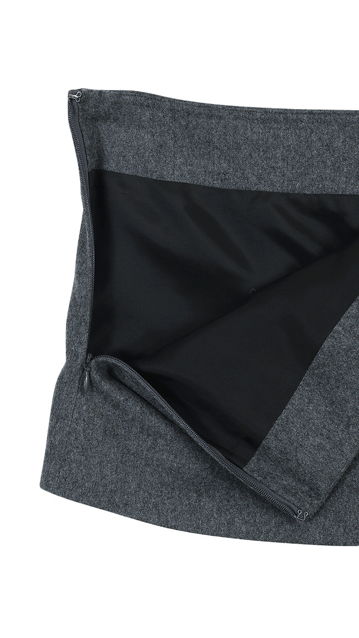 schönherr flannel mini skirt