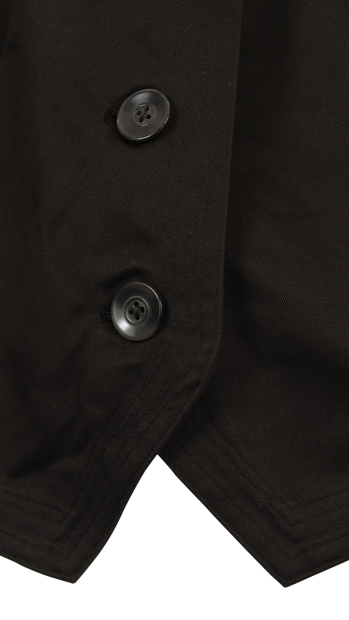 organic cotton twill puff blouse