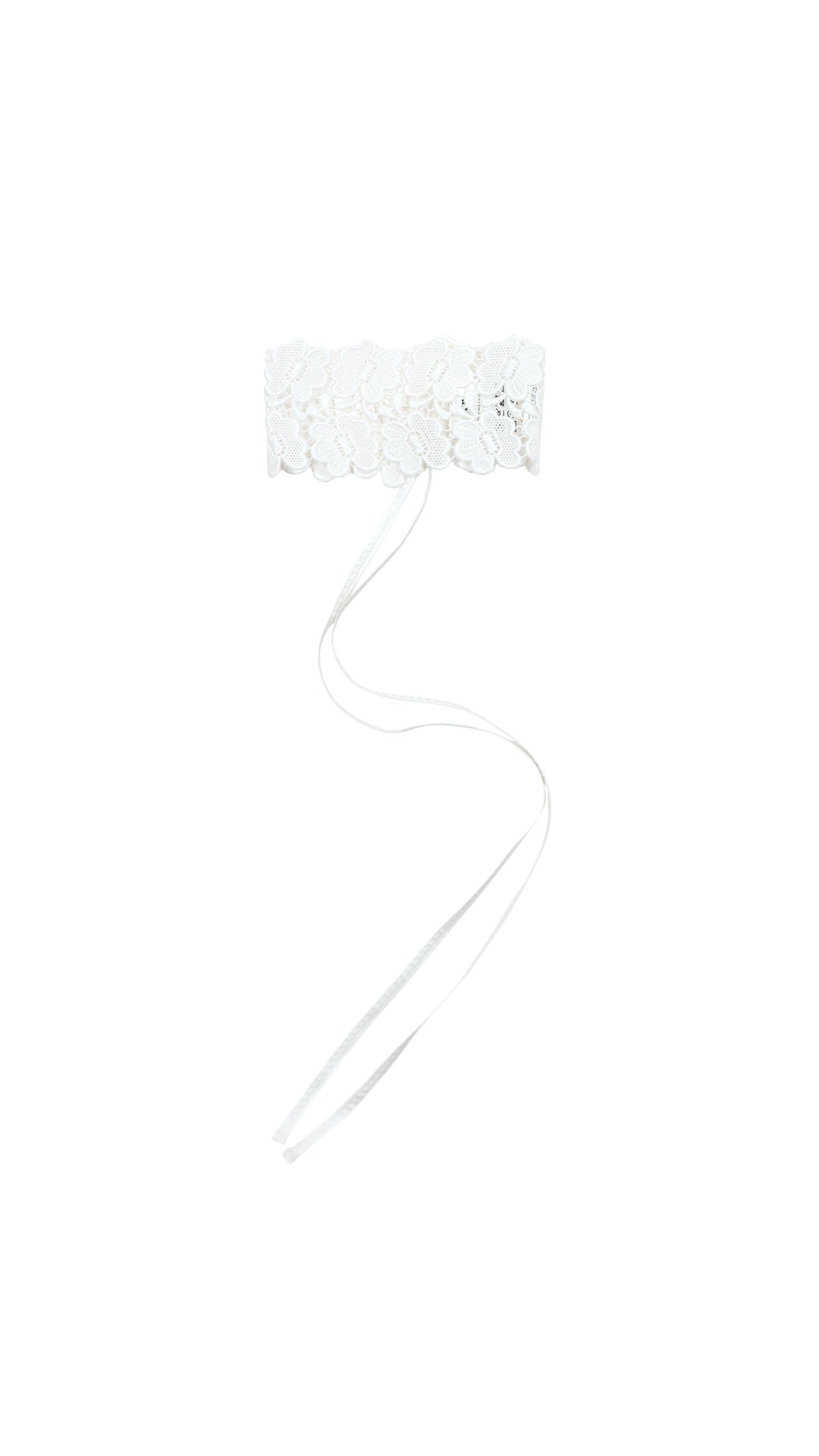 bischoff butterfly lace neck wear