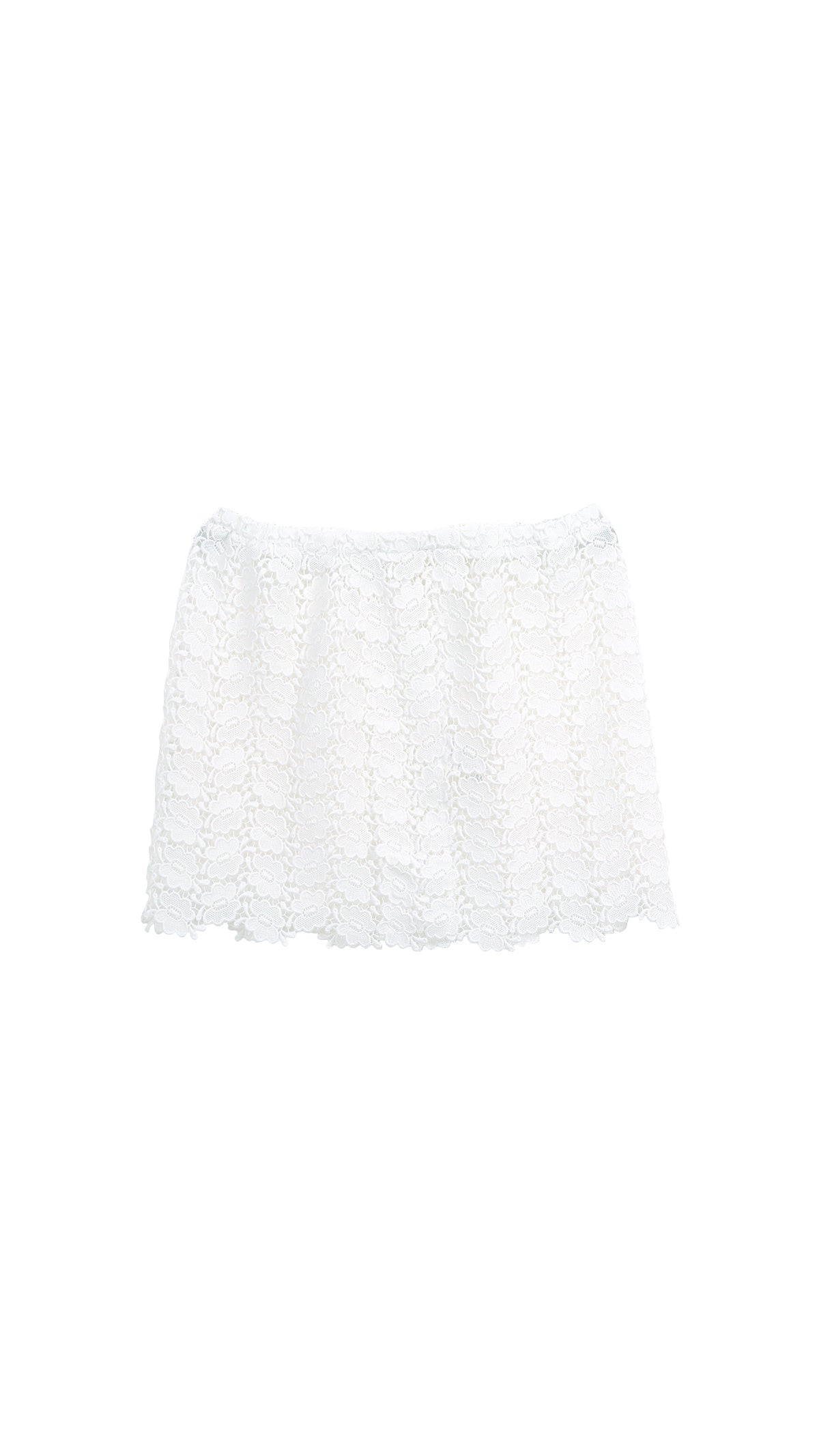 bischoff butterfly lace skirt