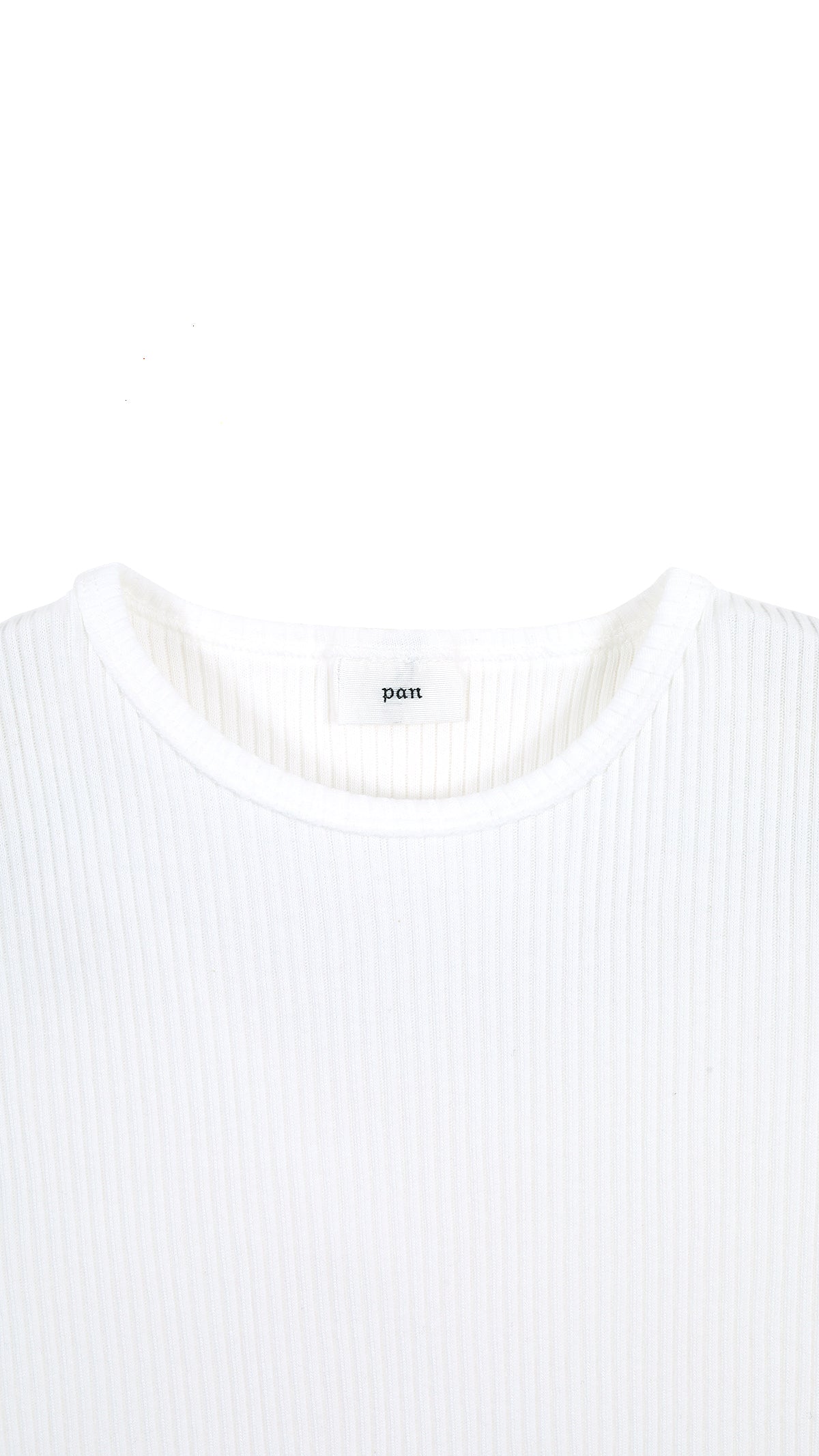 zinc rib tail 3/4 sleeve tee