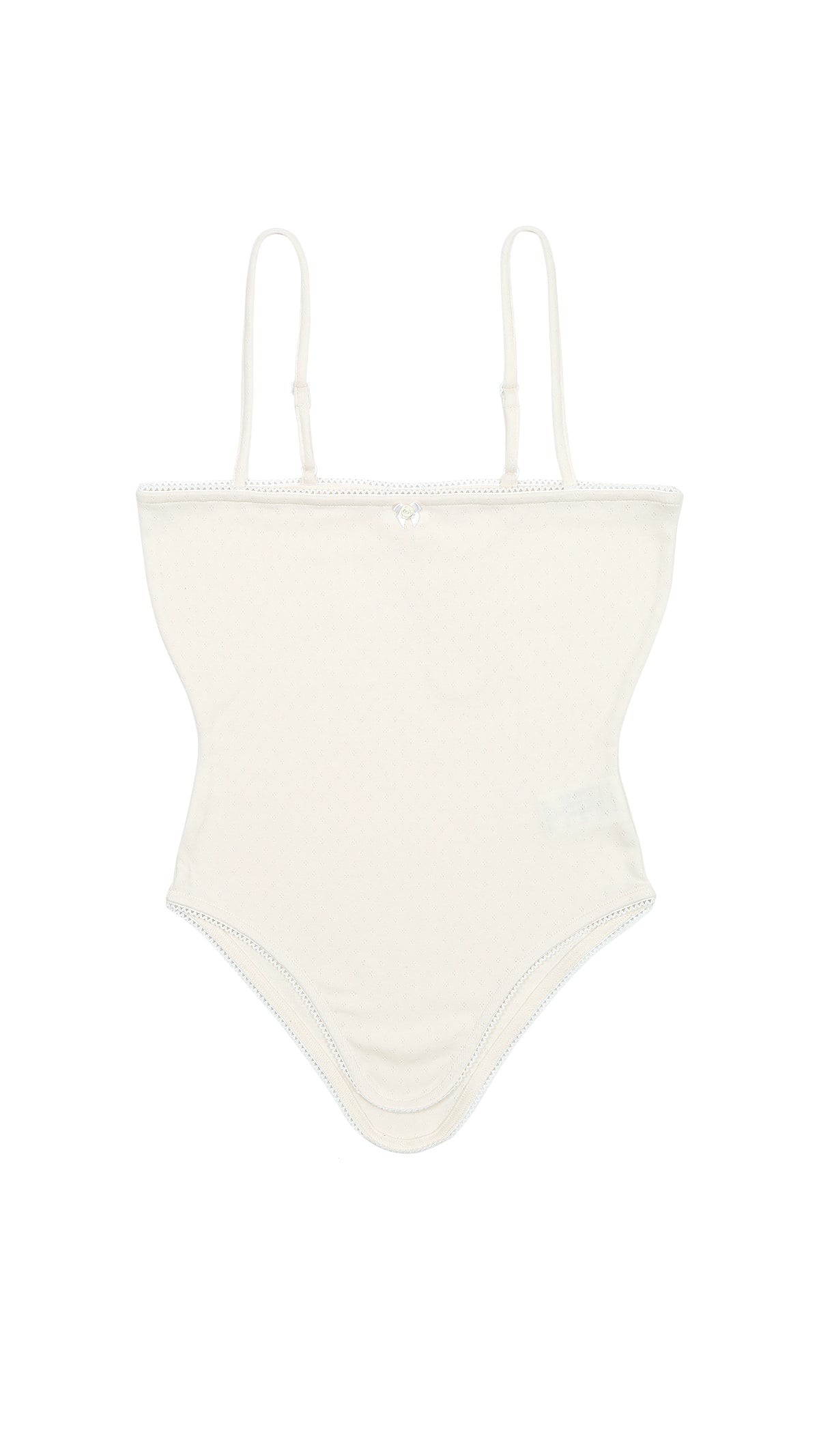 eyelet mesh lace cami