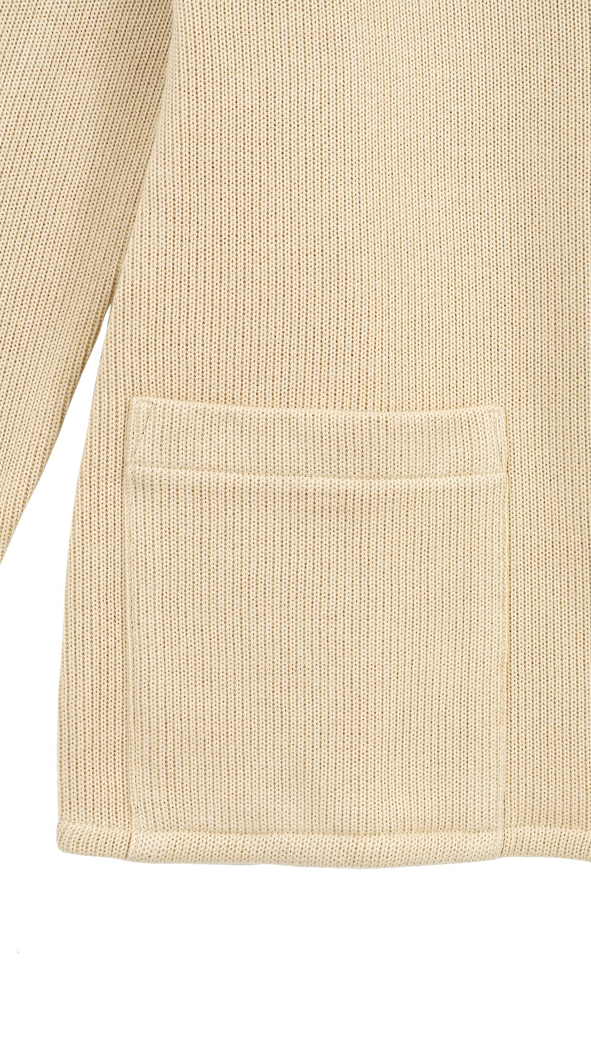cotton rib cardigan