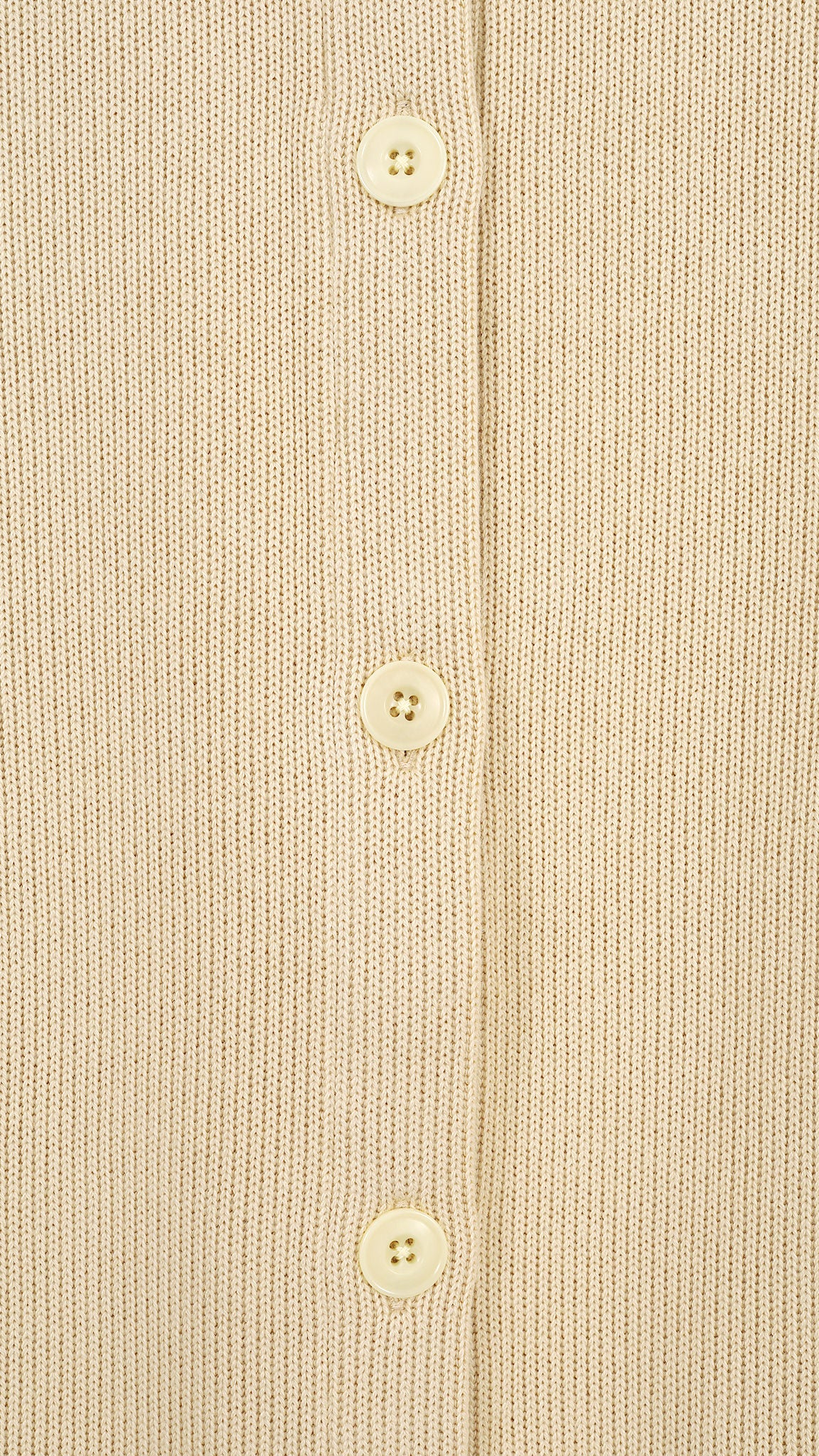 cotton rib cardigan