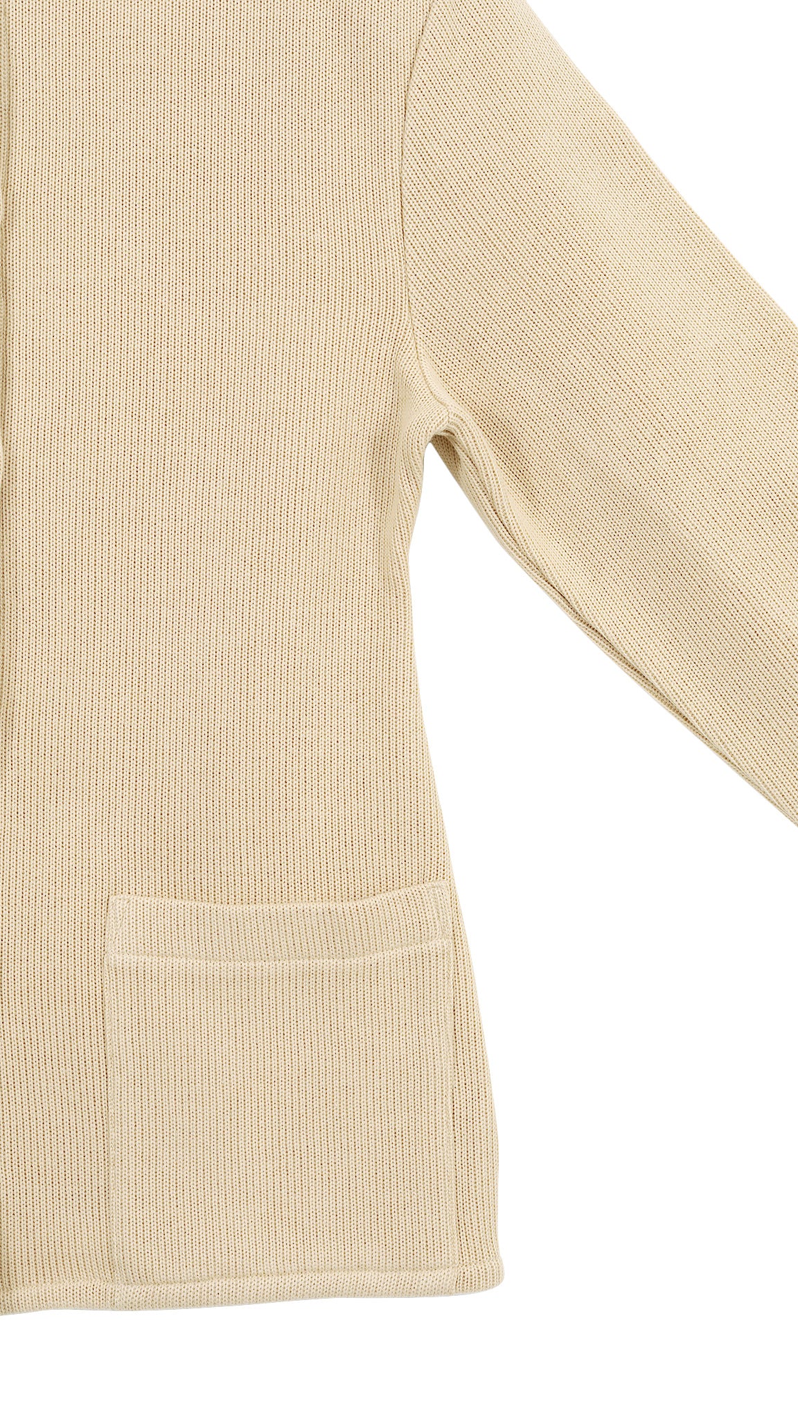 cotton rib cardigan