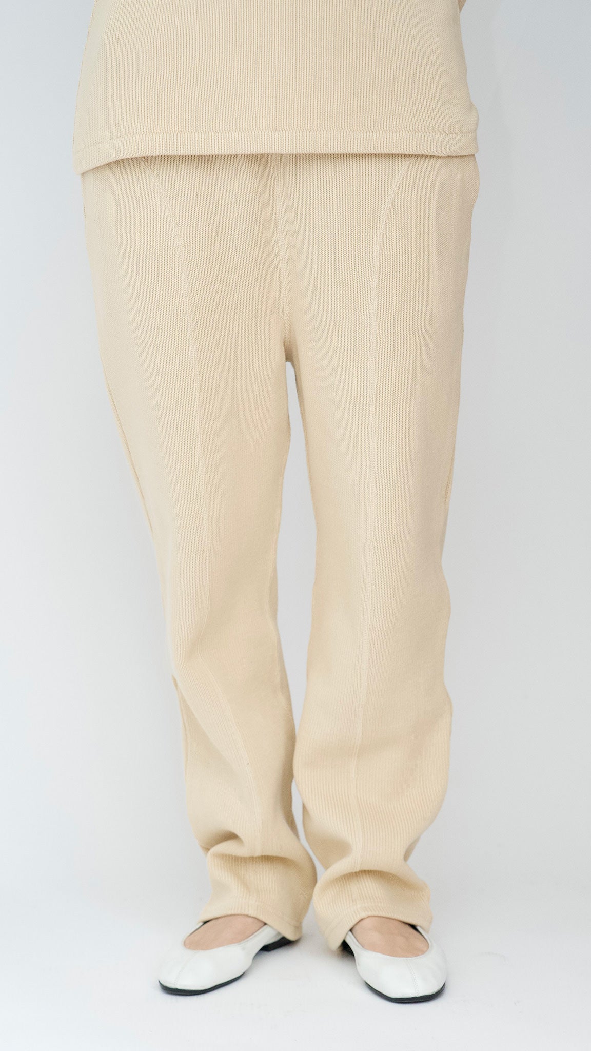 cotton rib pants