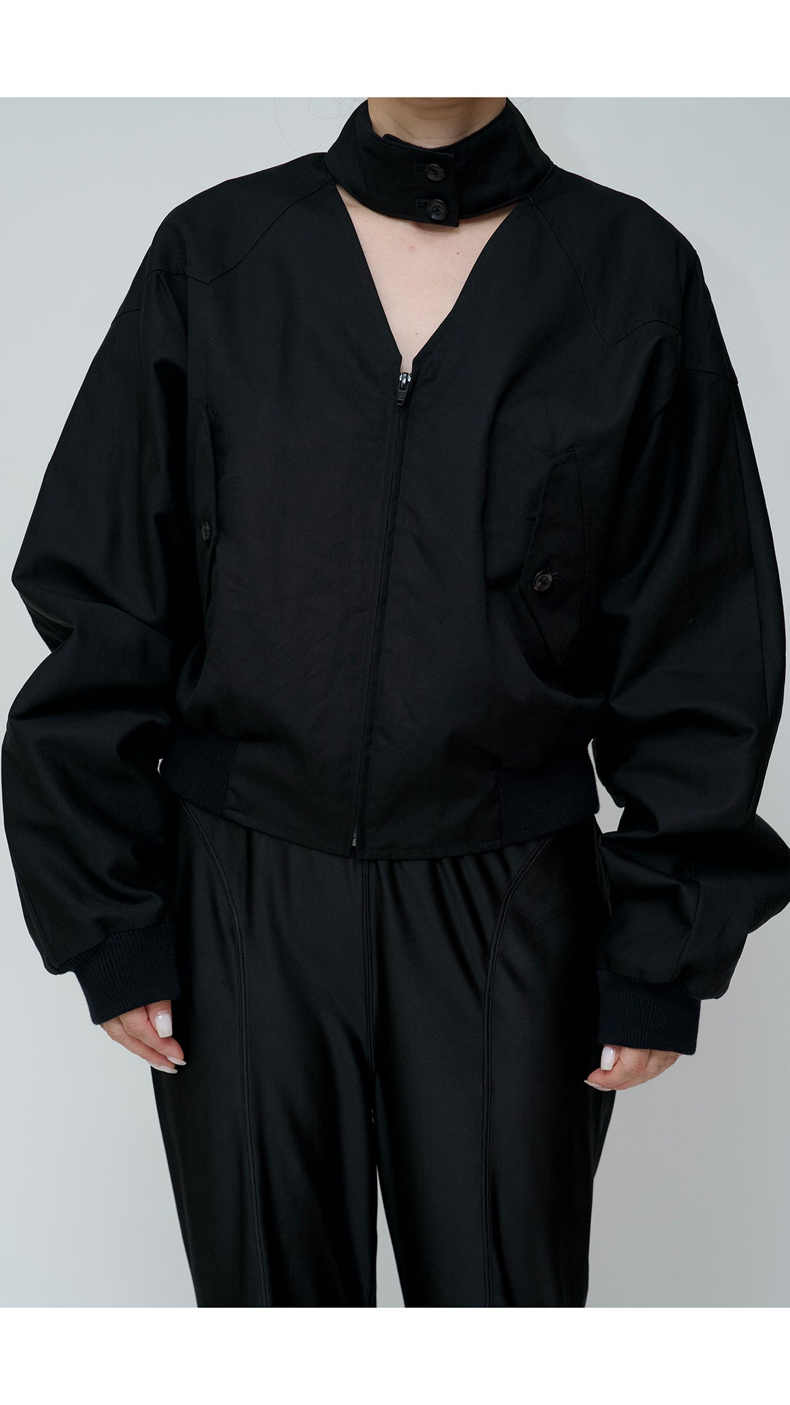 BLACK / H 160cm / size: M