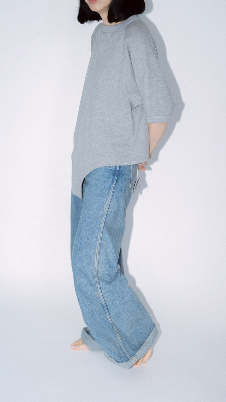 half sleeve tail sweat