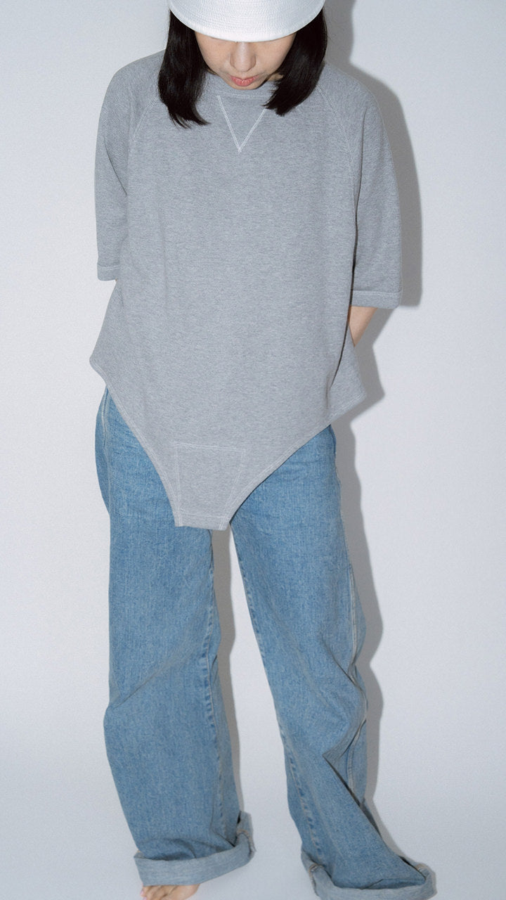 half sleeve tail sweat