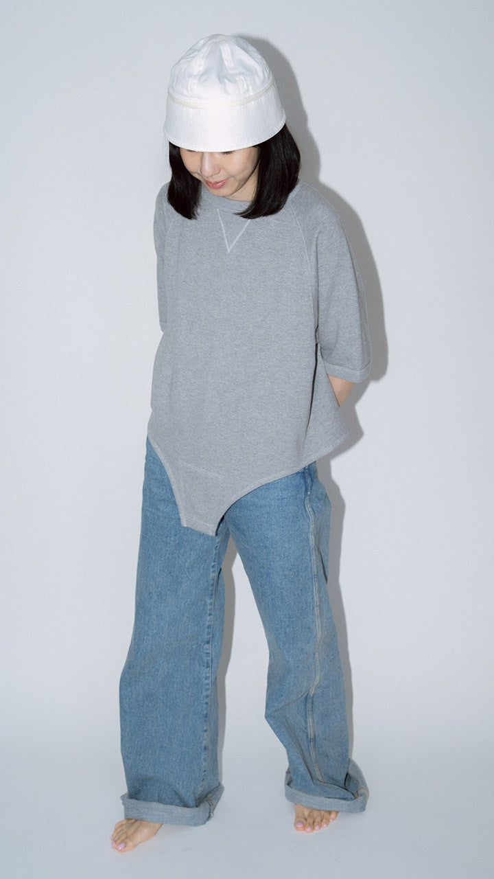 half sleeve tail sweat