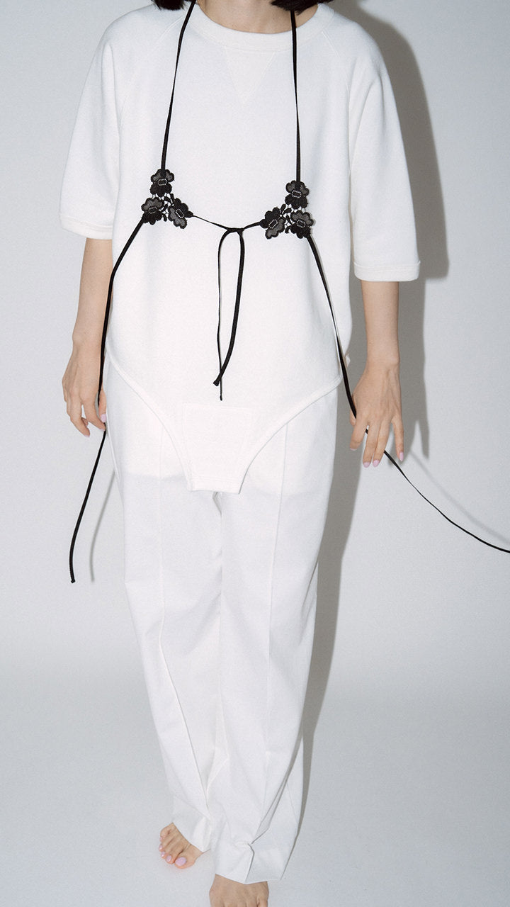 half sleeve tail sweat