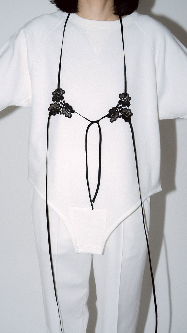 half sleeve tail sweat